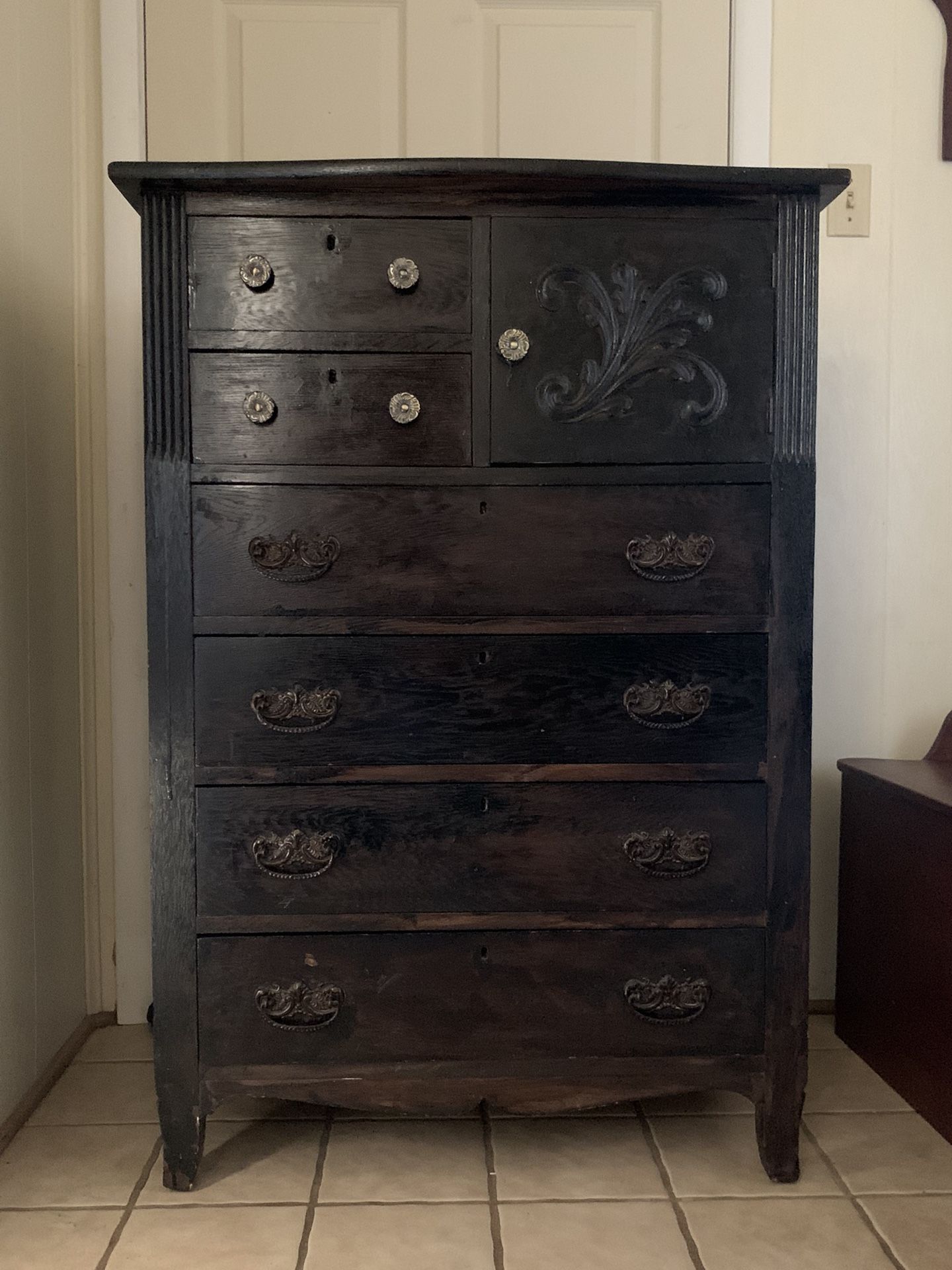 Solid Wood Antique Dresser