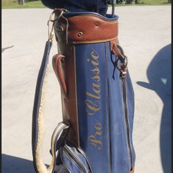 STARTER SET GOLF CLUBS & CARRYING BAG (  MAKE OFFER  )