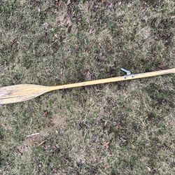 vintage wooden boat oar
