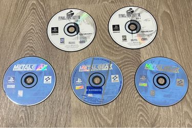 Final Fantasy VII and Metal Gear Solid for PlayStation One (PS1)