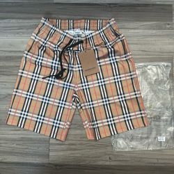 Burberry Checkered Shorts