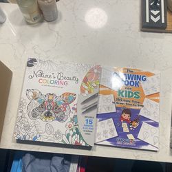 Nature Beauty Coloring With15 Markers And Pens And A Kids Drawing Book