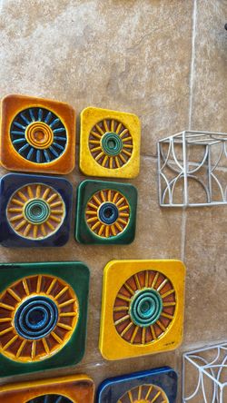 Ceramic cup and plate coasters