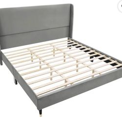 King Size Bed Frame- Mattress Optional 