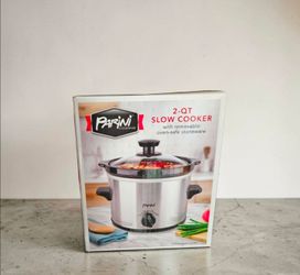 Parini 2-Qt Slow Cooker - Stainless Steel (New in Box)