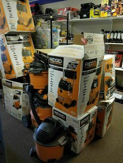 Rigid shop vacs are here no holds guaranteed