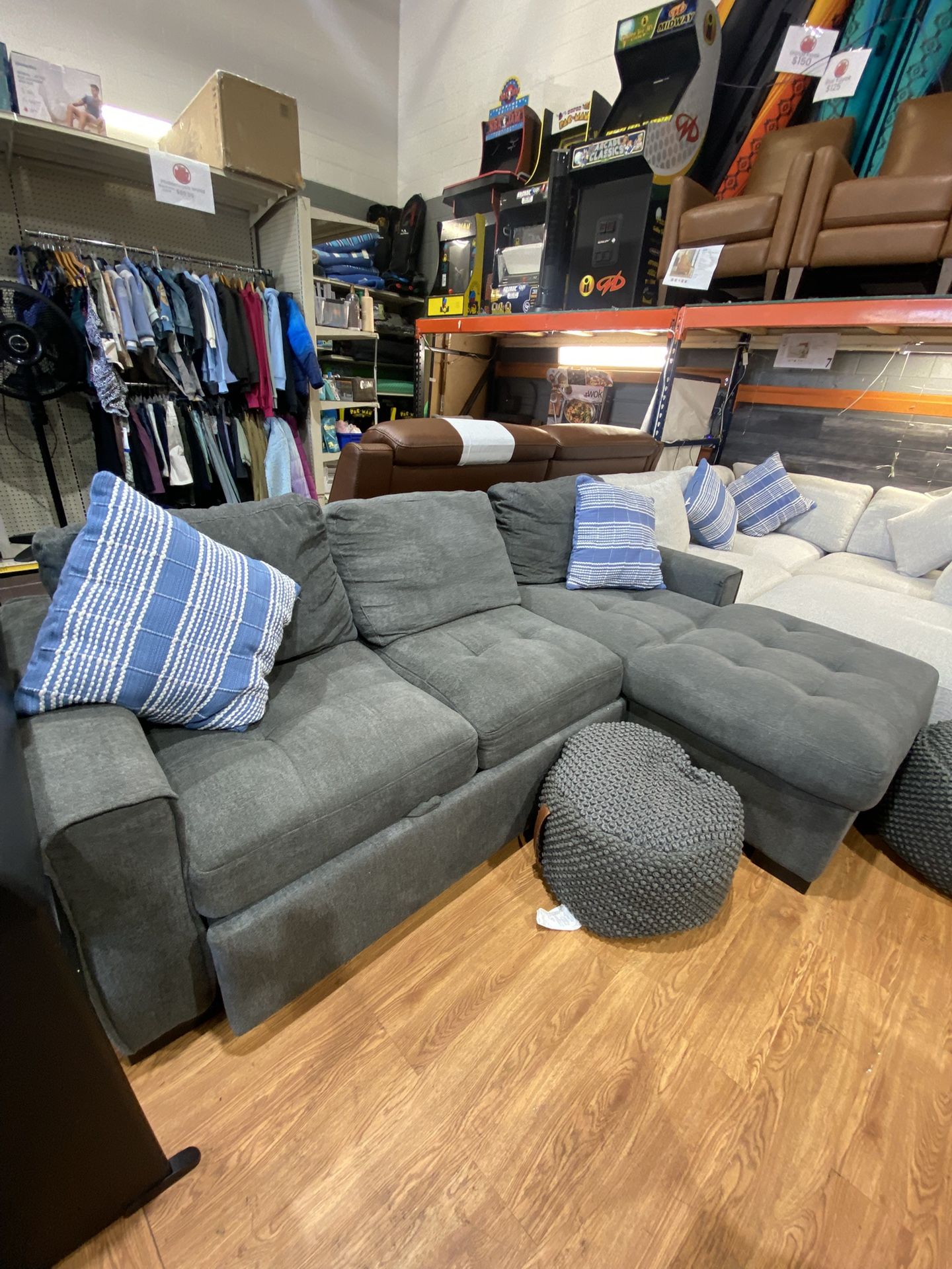 Grey Sofa Bed/couch