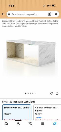 Coffee table - open box brand new