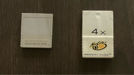 GameCube memory cards