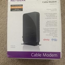 Netgear CM500 High Speed Cable Modem 