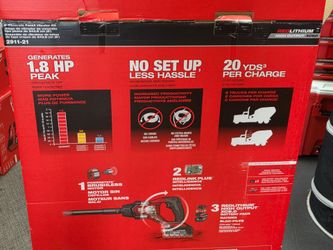 M18 Milwaukee 8ft pencil vibrating concrete kit, battery and charger included, NEW, Financing available
