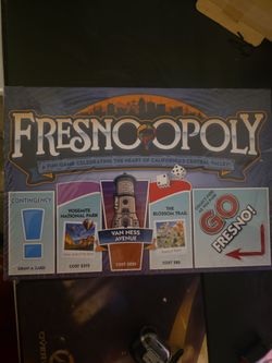 Fresno monopoly board game sealed (fresnoopoly)
