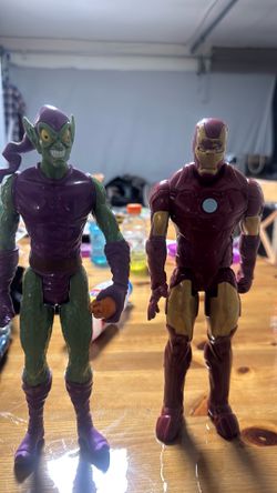 Green goblin and iron man