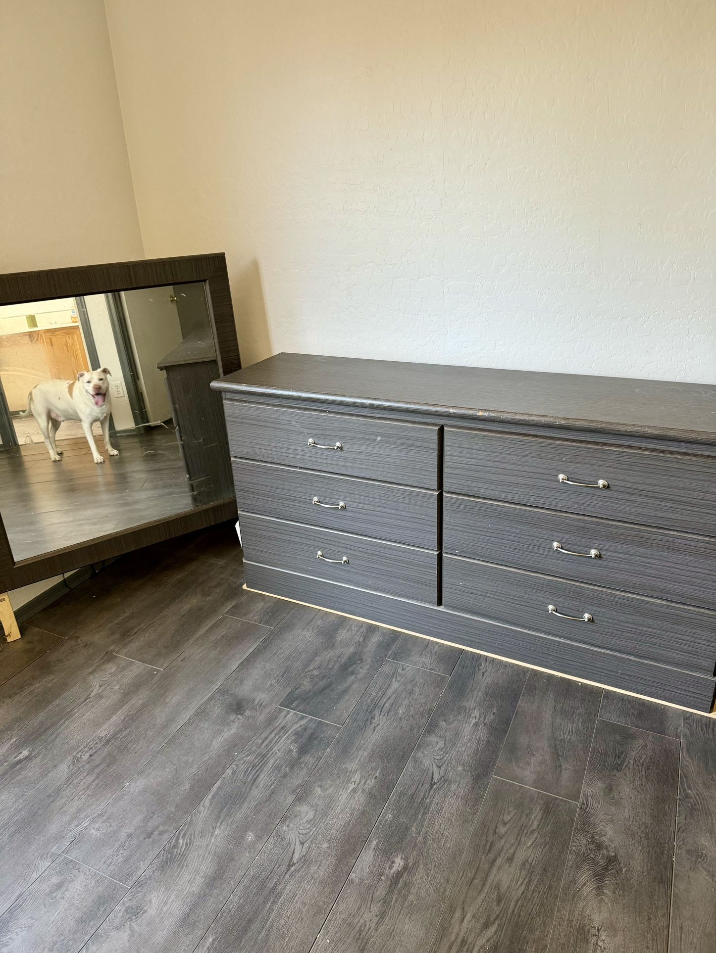 Dresser With Attached Mirror (not Currently Attached)