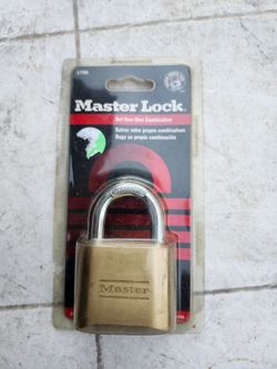Master Lock 175D Set-Your-Own Combination Padlock