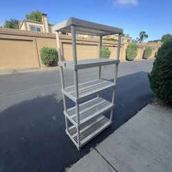 Plastic 5 Tier Shelving Unit 