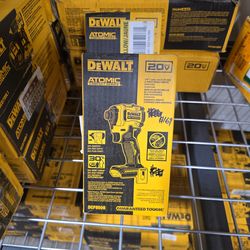 DeWalt DCF850B 20-Volt MAX Atomic Compact Cordless Impact Driver, Brushless Motor, TOOL ONLY - Quantity 6