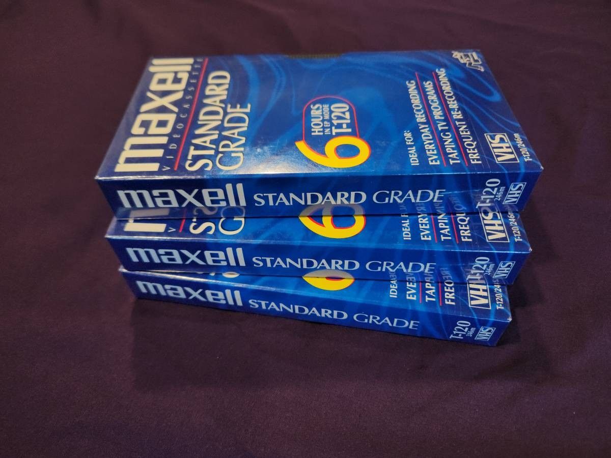 Blank VHS 3-Pack
