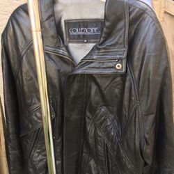 Soft Leather Name Brand Jackets Large Size 