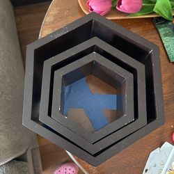 Hexagon Shelves