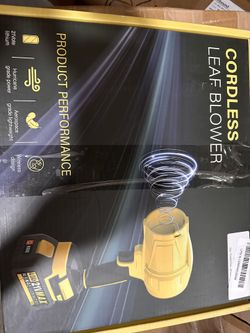 Cordless Leaf Blower With One Battery