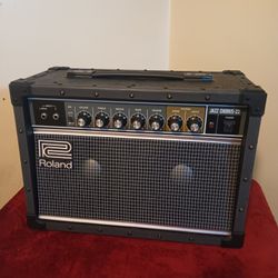 Roland Jc 22 Chorus Amp With Cover 