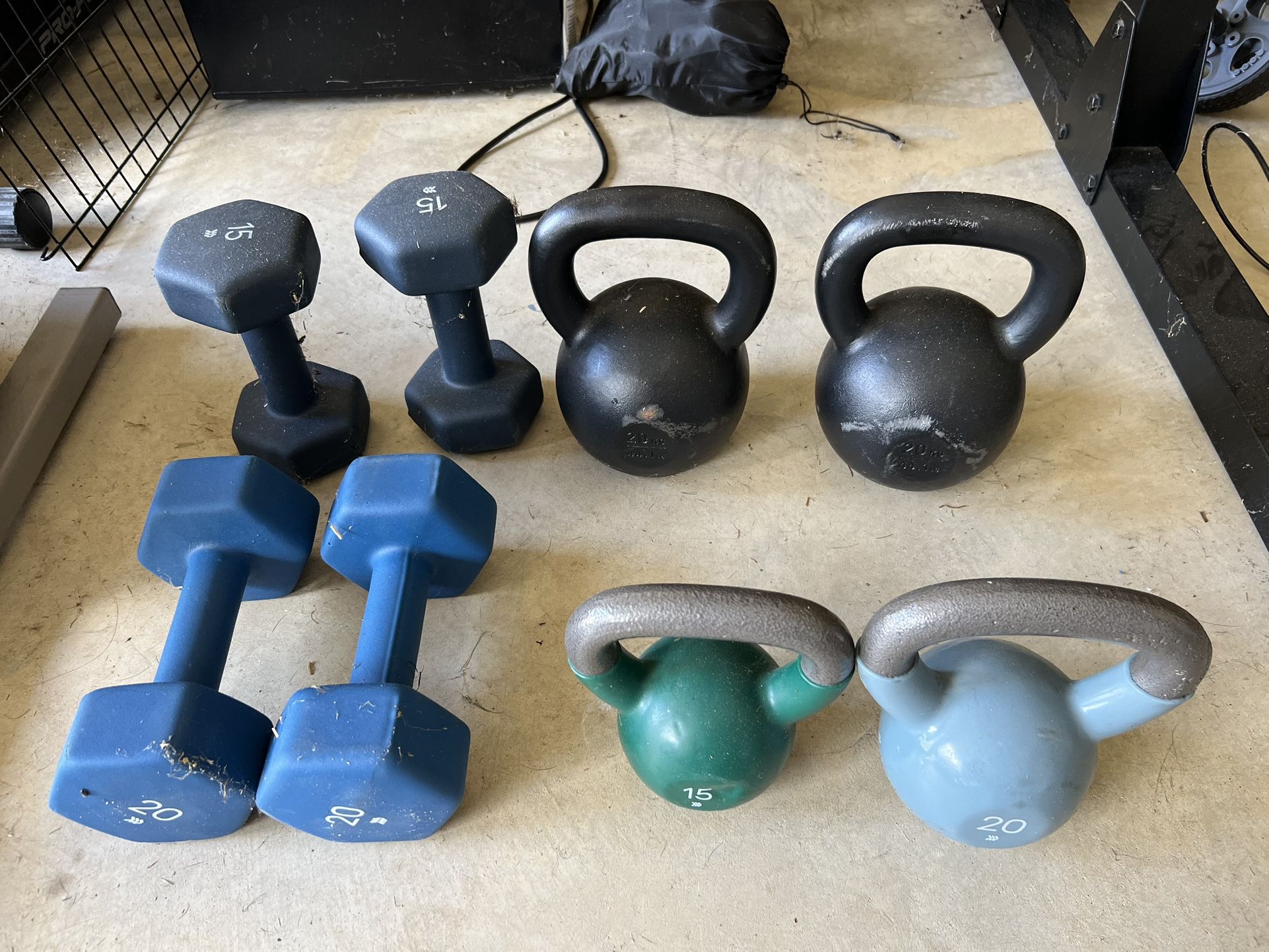 Gym Set/ Mini Fridge For Sale. Pick-up Only
