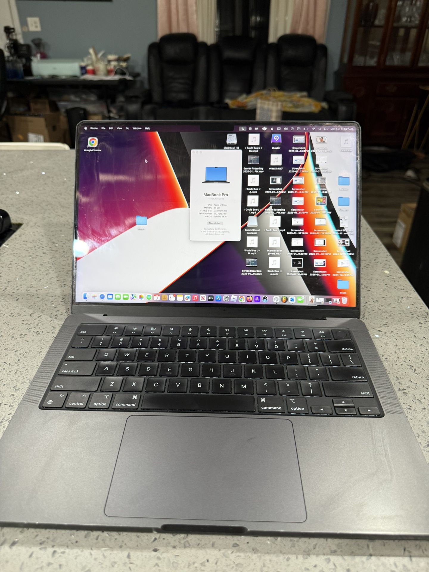 14" MacBook Pro (M3 Max, 36GB RAM, 1TB SSD) + AppleCare