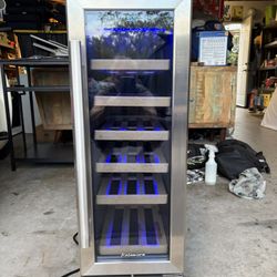 Kalamera 12 in. Built-in 18 Bottle Wine Cooler with Touch Control