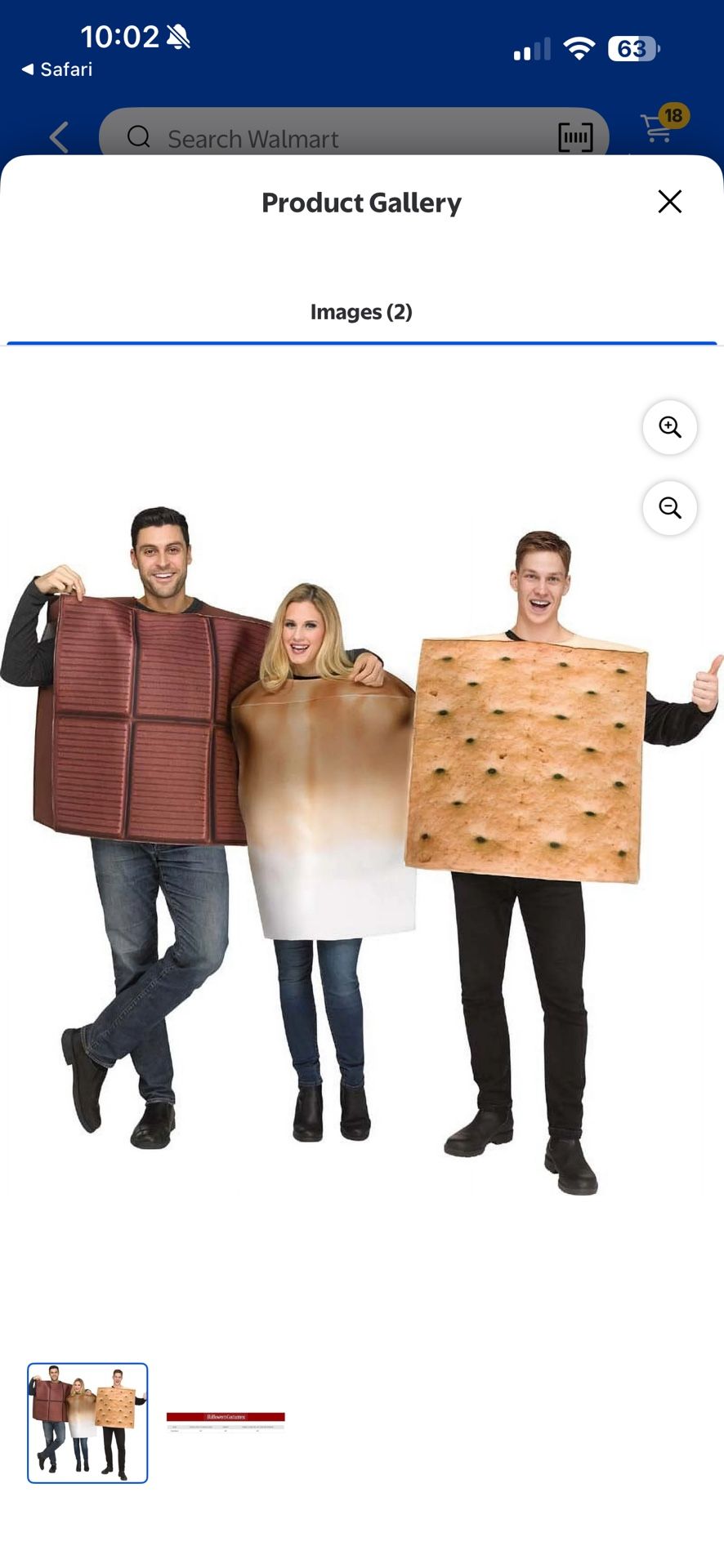 Family Costume smores 3 Sets