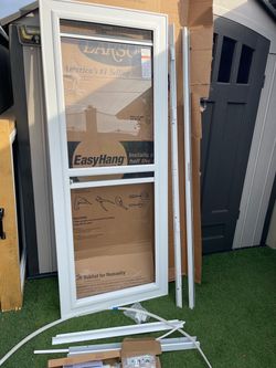 New storm door Larson slide size w32 h80 universal left or right $225