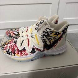 Nike Kyrie 5 Graffiti Basketball Sneakers