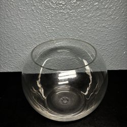 New Fish Bowl Thick Glass For Beta Fish 