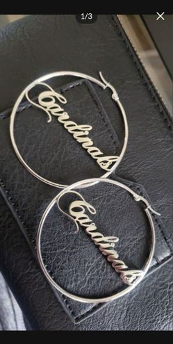 Cardinals Hoop earrings