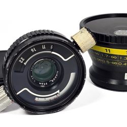 Nikon Nikonos Nikkor 35mm f/2.5 Under Water UW Camera Lens w/ Wide Conversion Lens Attachment f/5.6