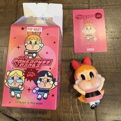Pop Mart CRYBABY x Powerpuff Girls Series Blossom Figure