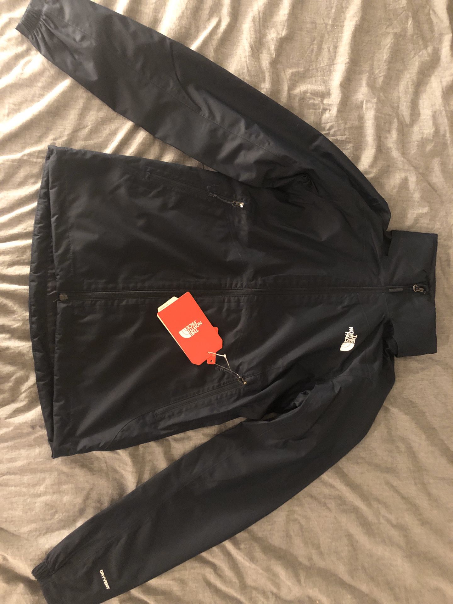 THE NORTH FACE W HIKE JACKET NAVY SIZE XS