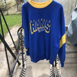 Vintage ProPlayer St. Louis Rams Greatest Team On Turf Sweatshirt 