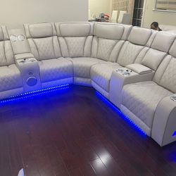L Shaped Reclining Corner Set with Multiple Color Options 