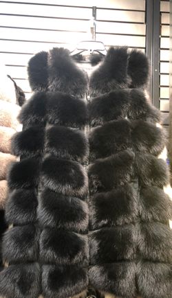 Fox fur vest