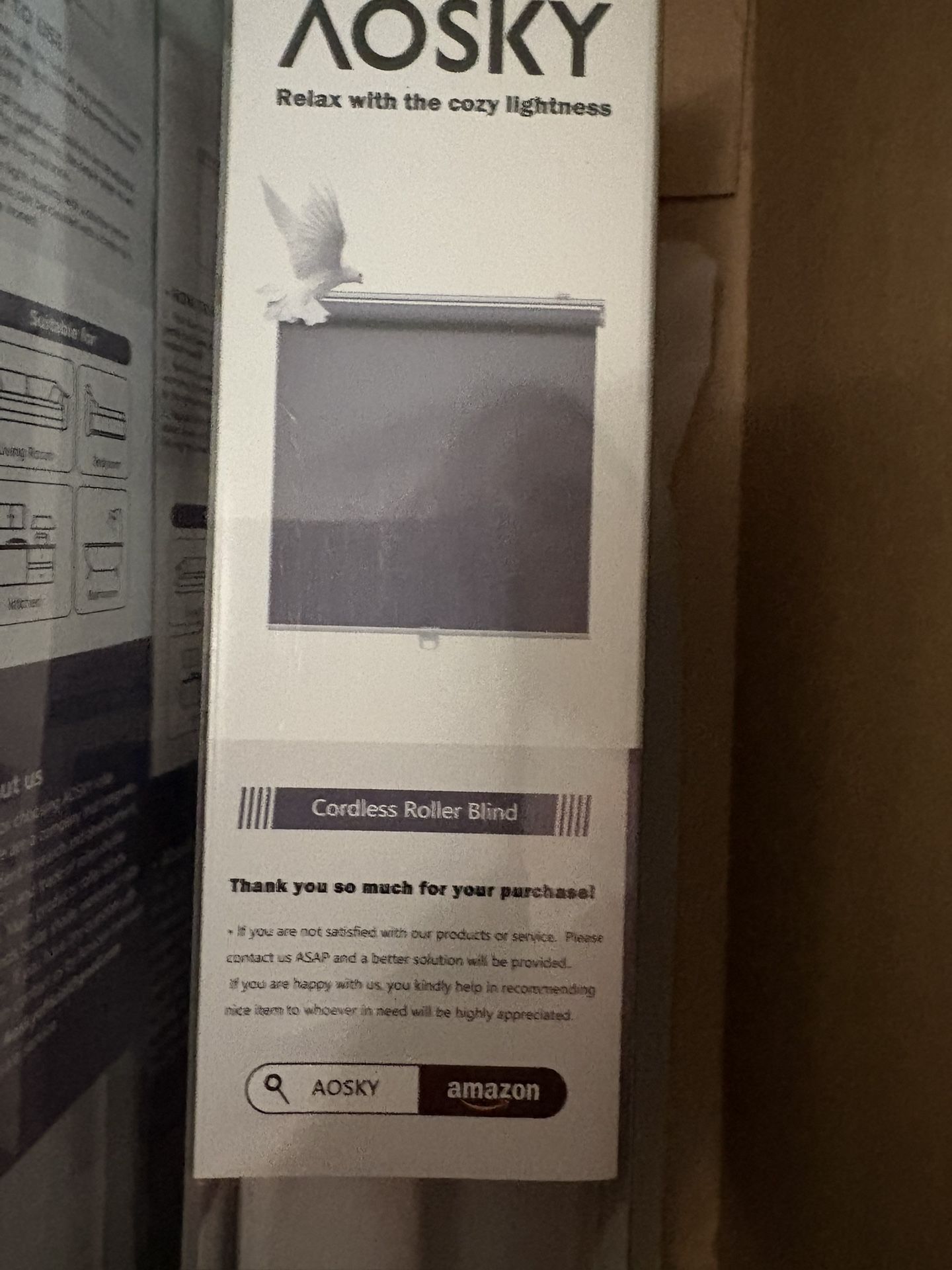 Brand New AOSKY Cordless Roller Shades