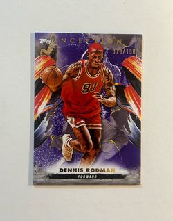 2024-25 Topps Basketball - Dennis Rodman - Inception Purple Refractor - #’d 78/150 - Basketball Card no 100 - Mint Condition