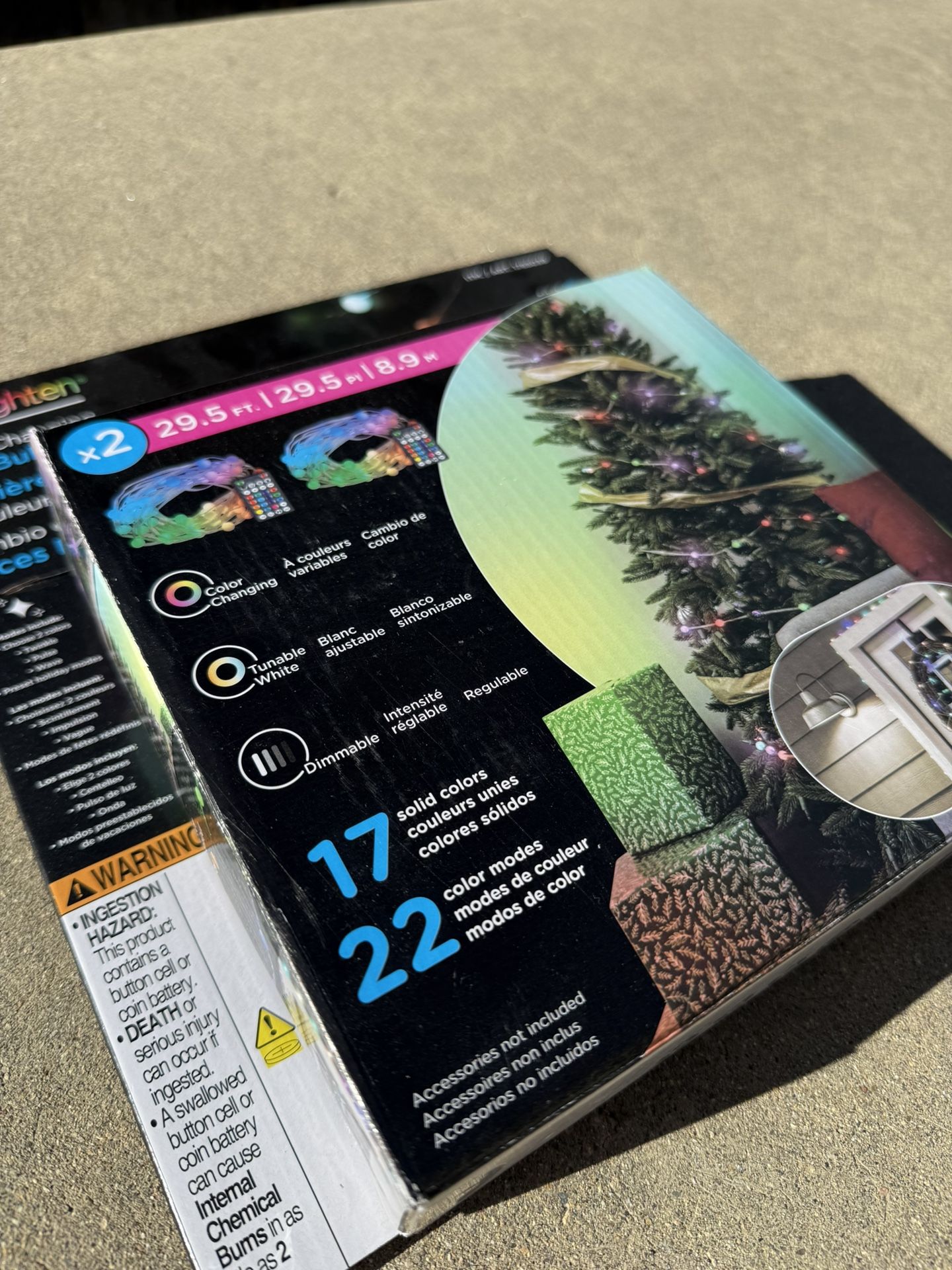 LED Bubble Lights  Set Of 2 , Remote Control . Indoor And Outdoor.