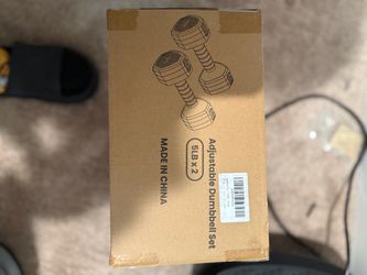 Adjustable Dumbbell Set 10lb, 20lb, 30lb