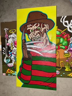 Freddy kruger original painting