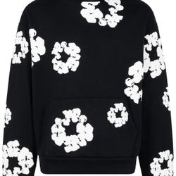 DENIM TEARS THE COTTON WREATH SWEATSHIRT 'POWDER Black
