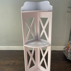 White Corner Shelf