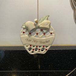 Vintage Lenox Collectible For My Teacher Ornament