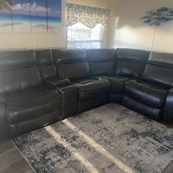 Leather Sectional Sofa