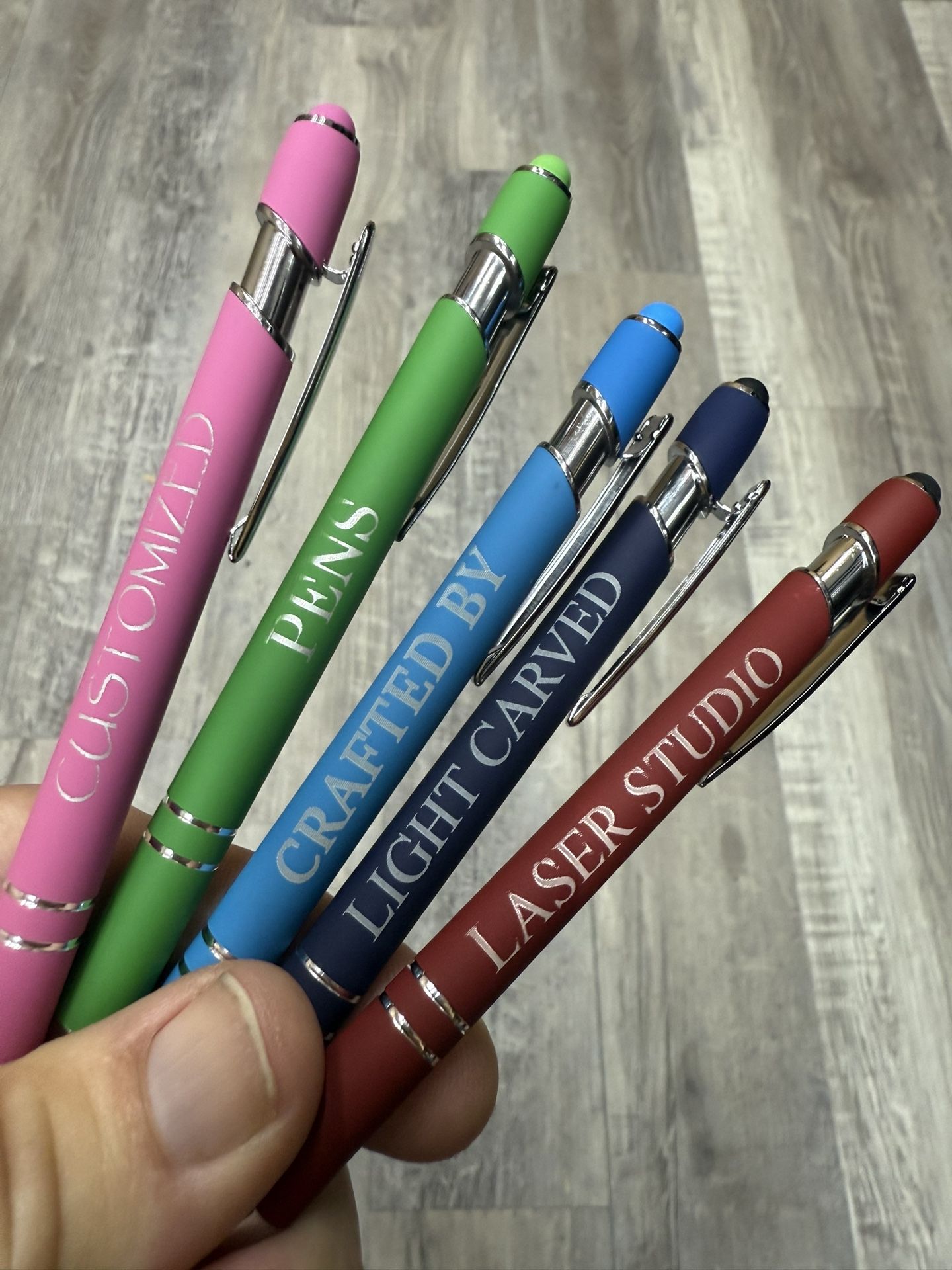 Personalized Laser Engraved Ball Point Pens. Free Engraving With Purchase!